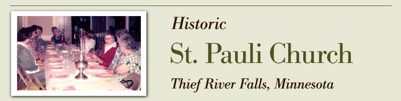 Historic St. Pauli Church, Thief River Falls, Minnesota banner